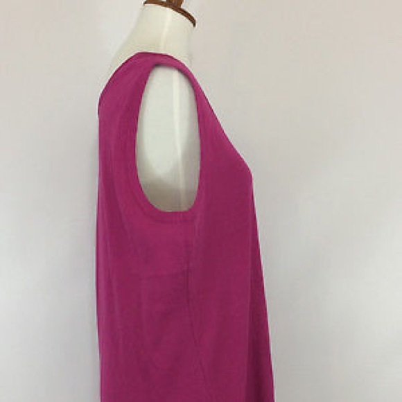 Scoop Neck Rib Neck Tank SZ 1X - Picture 3 of 7